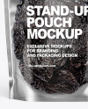 Clear Plastic Pouch w/ Dried Prunes Mockup