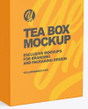 Square Tea Box Mockup