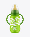 Matte Baby Bottle Mockup