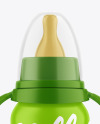 Matte Baby Bottle Mockup