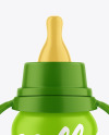 Matte Baby Bottle Mockup