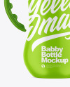 Matte Baby Bottle Mockup