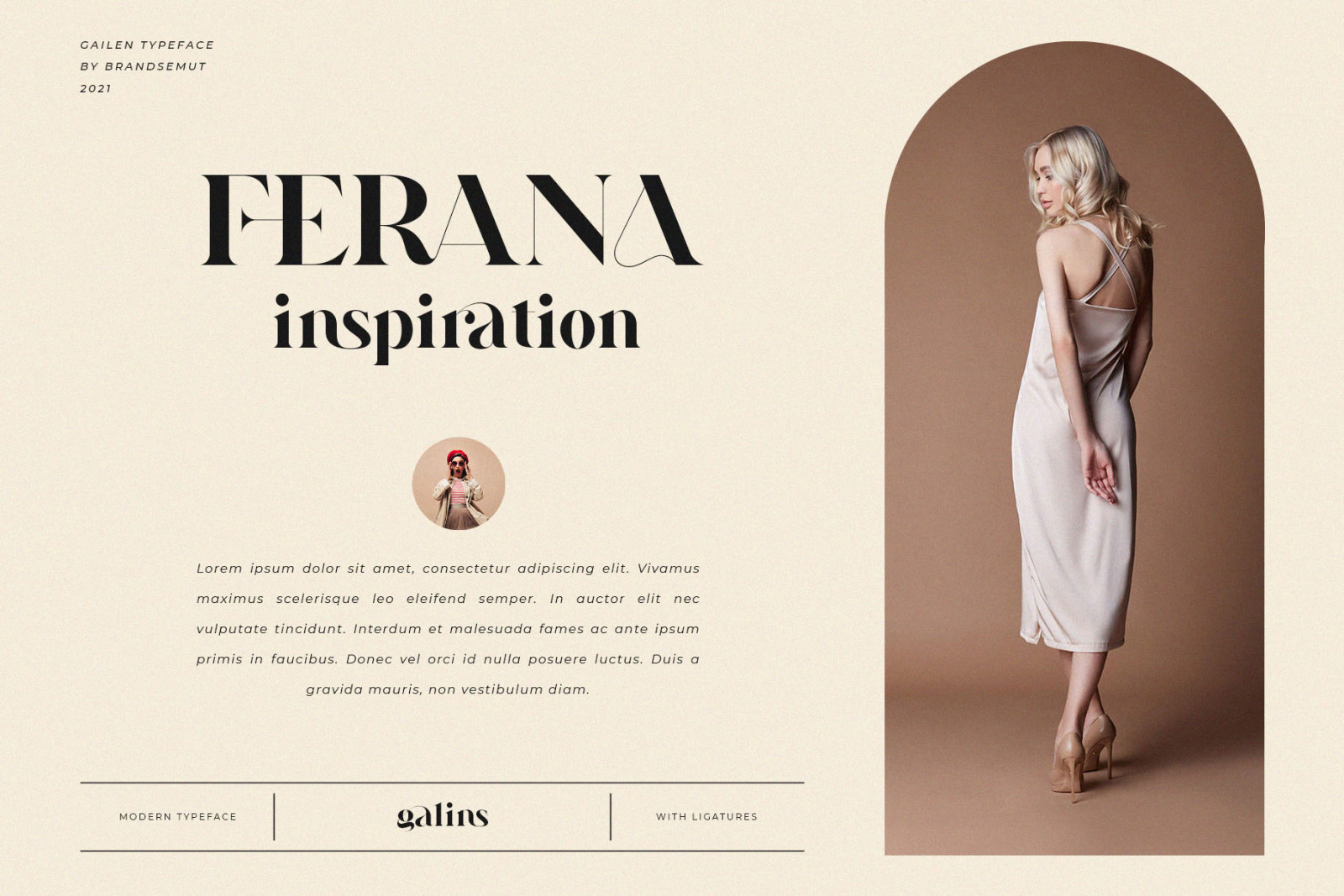 Galins – Ligature Typeface Galins – Ligature Typeface