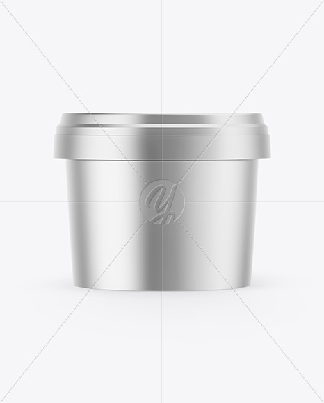 Matte Metallic Bottle Mockup