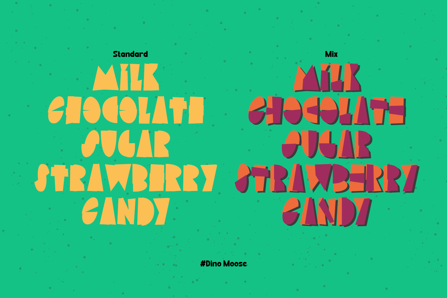 Dino Moose - a Playful Font