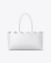 Matte Paper Basket with Handles Mockup