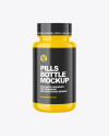 Glossy Pills Bottle Mockup