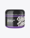 Matte Plastic Cream Jar Mockup