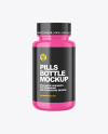 Matte Pills Bottle Mockup