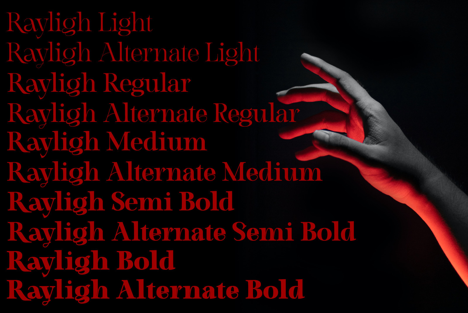 Raylig Font Raylig Font