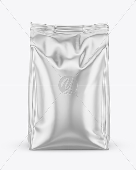 Metallic Food Bag Mockup