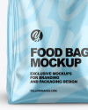 Metallic Food Bag Mockup