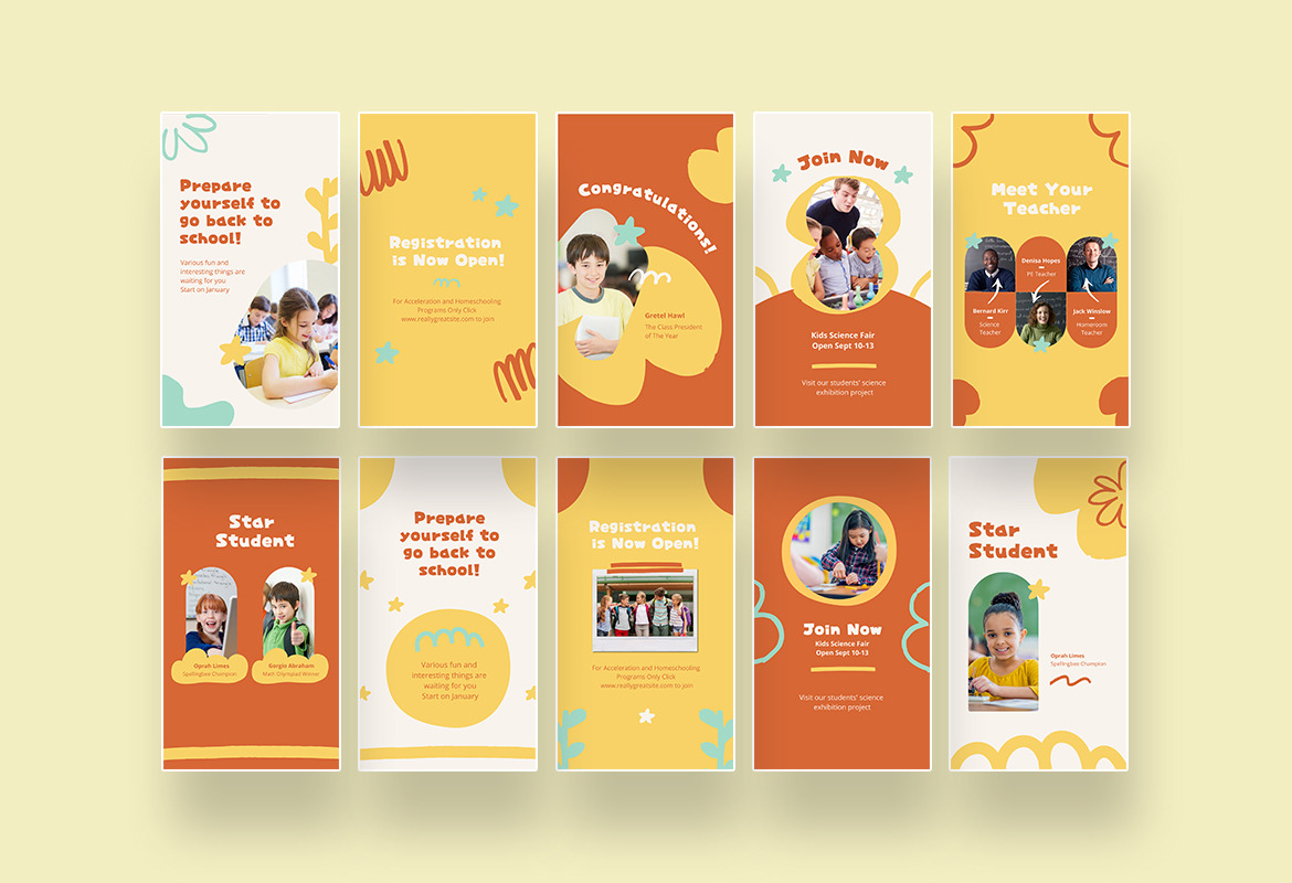 Elementary School Announcement Canva Elementary School Announcement Canva