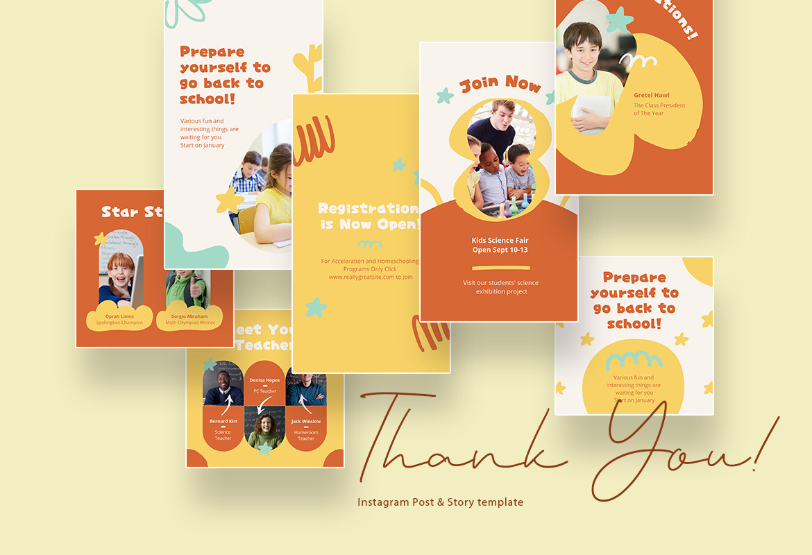 Elementary School Announcement Canva Elementary School Announcement Canva