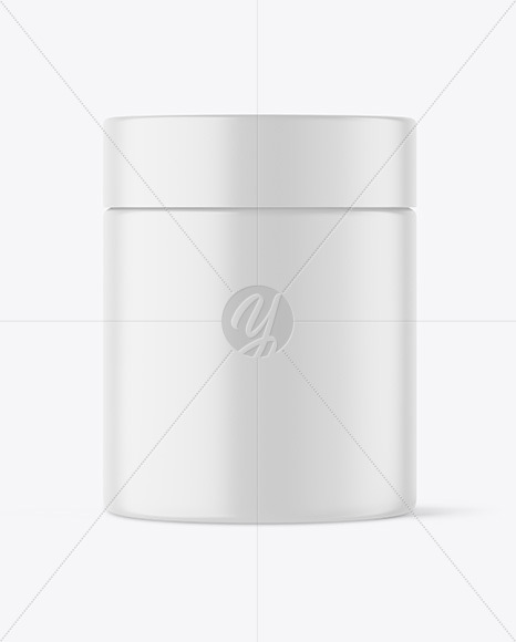 Matte Plastic Jar Mockup