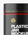 Matte Plastic Jar Mockup