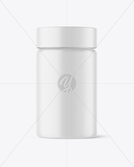 Matte Plastic Bottle Mockup