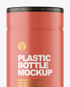 Matte Plastic Bottle Mockup