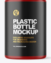 Matte Plastic Bottle Mockup