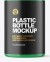 Glossy Plastic Bottle Mockup