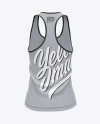 Women's Tank Top Mockup - Back View