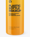 Glossy Plastic Bottle Mockup