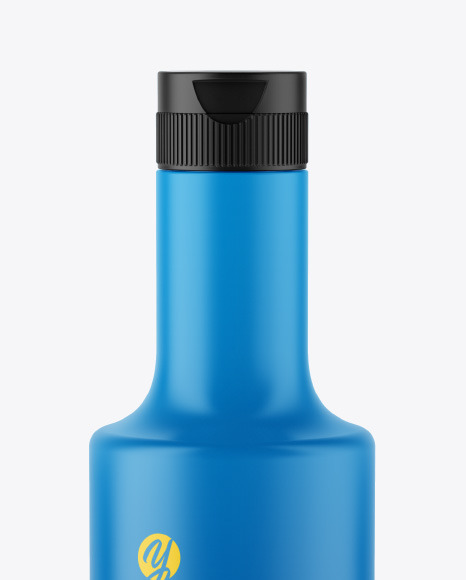 Matte Plastic Bottle Mockup