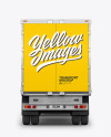 Truck Mockup - Back View