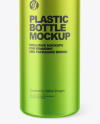 Metallic Plastic Bottle Mockup