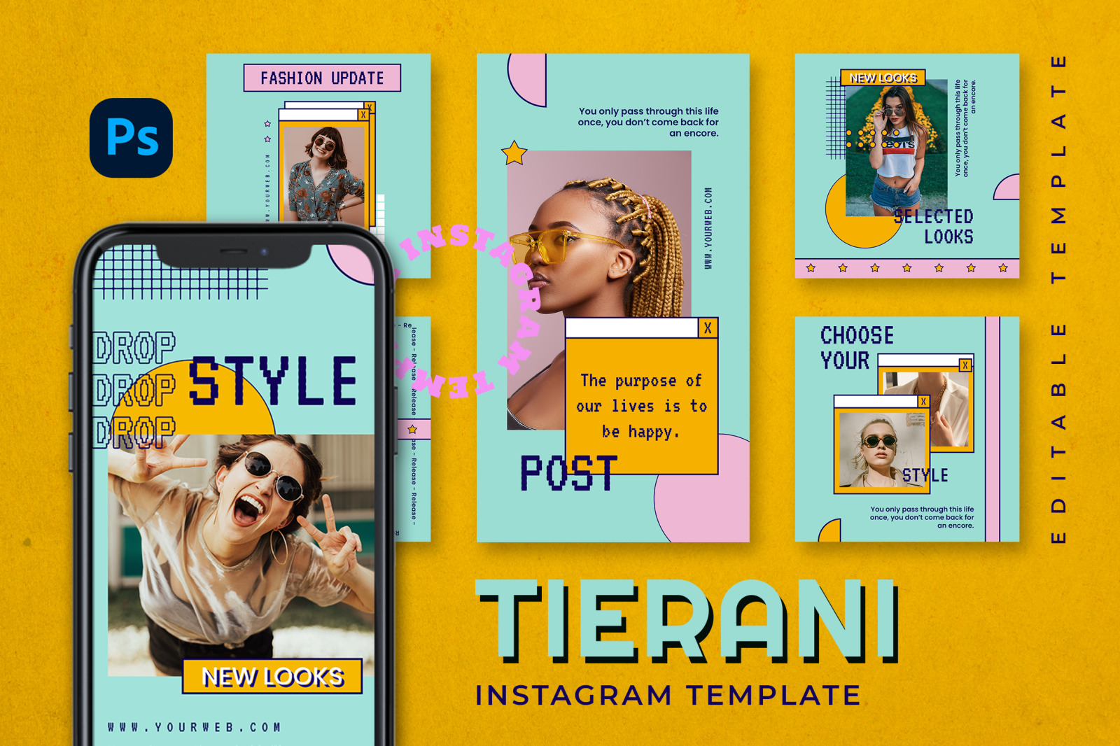 Tierani Instagram Template Tierani Instagram Template