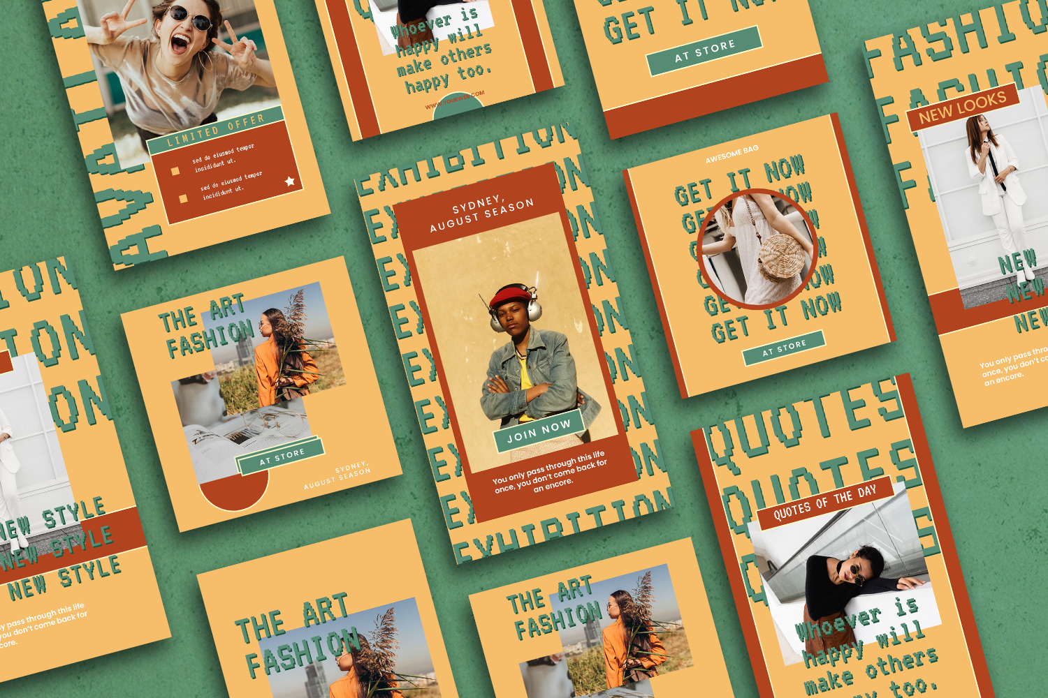 Herrina Instagram Template Herrina Instagram Template