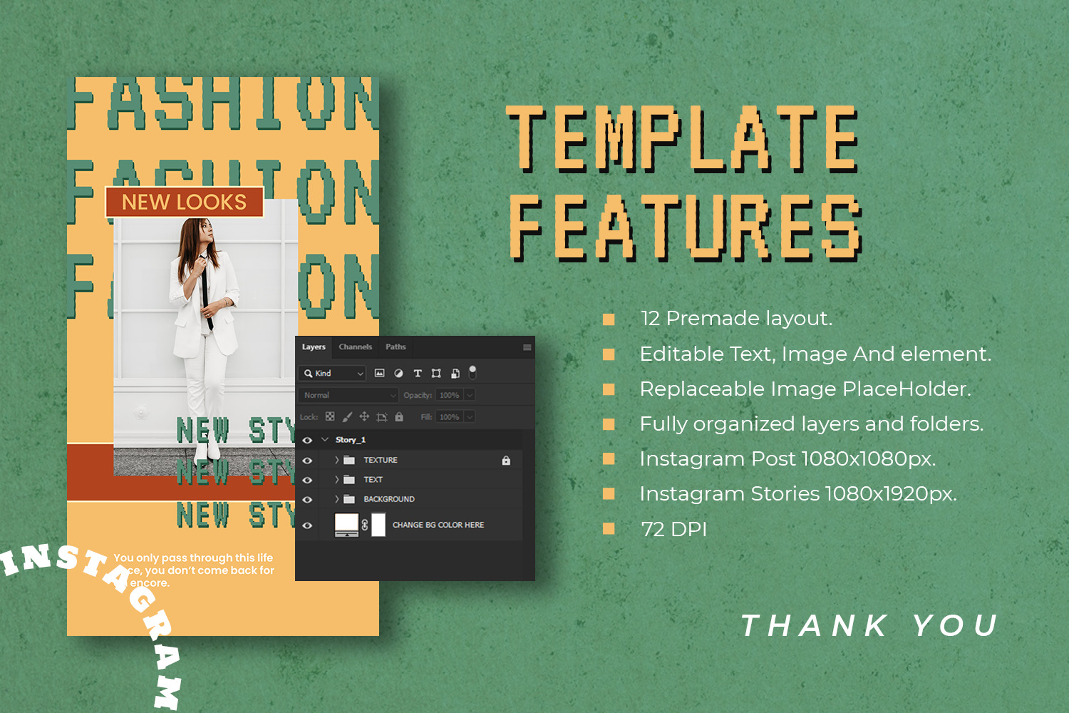 Herrina Instagram Template Herrina Instagram Template