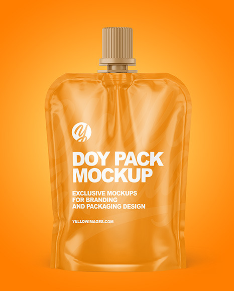 Glossy Doy Pack Mockup