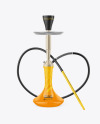 Hookah with Glossy Flask Mockup