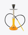 Hookah with Glossy Flask Mockup