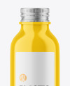 Glossy Bottle with Screw Cap Mockup