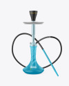 Hookah with Matte Flask Mockup