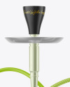 Hookah with Clear Glass Flask Mockup