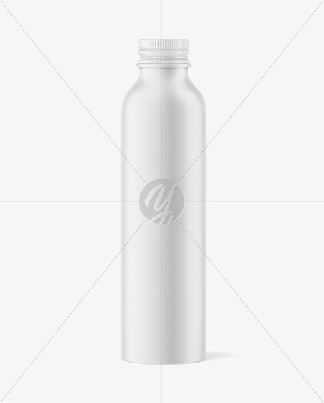 Matte Bottle with Screw Cap Mockup