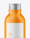 Matte Bottle with Screw Cap Mockup