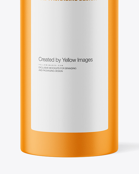 Matte Bottle with Screw Cap Mockup