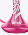 Hookah with Colored Glass Flask Mockup