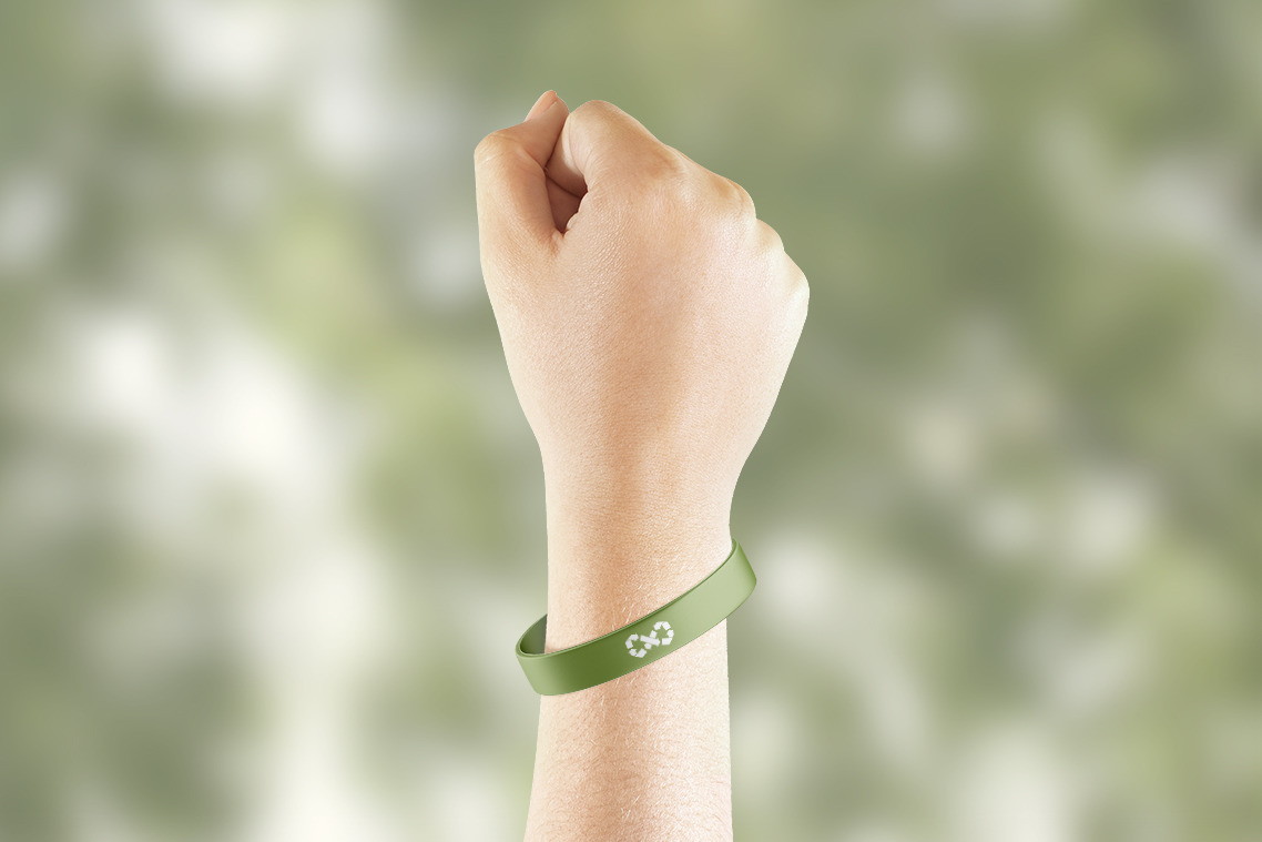 Silicone Wristband Mockups Set Silicone Wristband Mockups Set