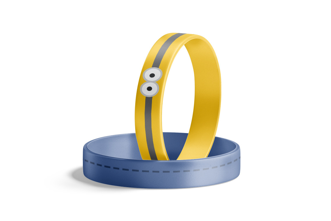 Silicone Wristband Mockups Set Silicone Wristband Mockups Set