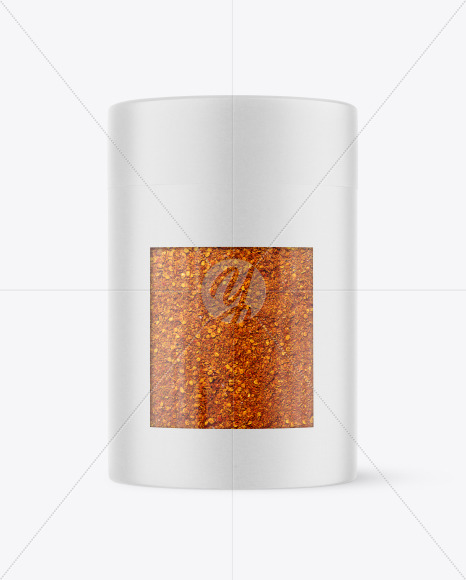 Kraft Tube with Spices Mockup