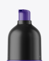 Matte Cosmetic Bottle with Pump Mockup