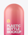 Matte Cosmetic Bottle with Pump Mockup