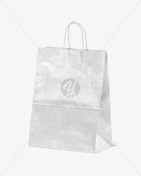 Kraft Paper Shopping Bag Mockup