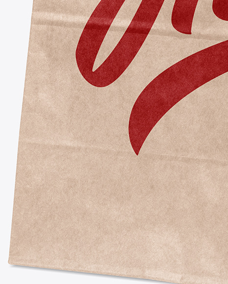 Kraft Paper Shopping Bag Mockup