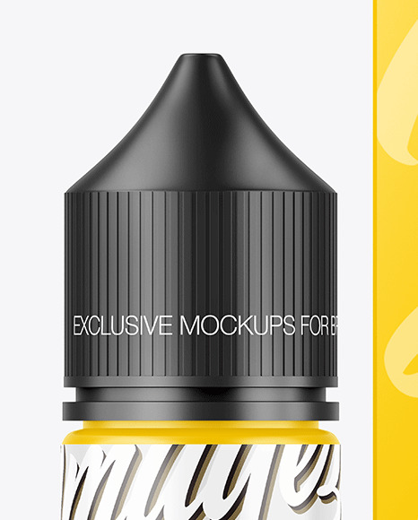 Matte Dropper Bottle w/ Box Mockup